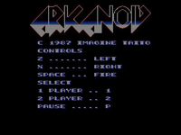 une photo d'Ã©cran de Arkanoid sur Amstrad CPC